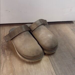 UGG Tan Suede Mules